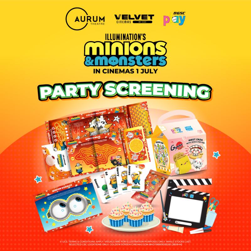 Minions & Monsters Party Screening
