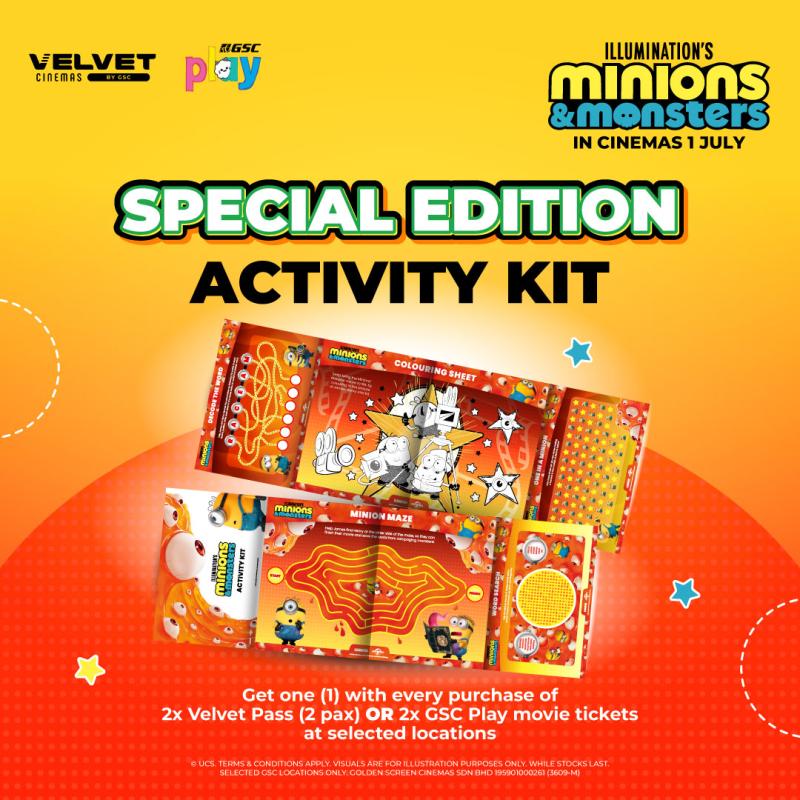 Minions & Monsters – Activity Kit Redemption