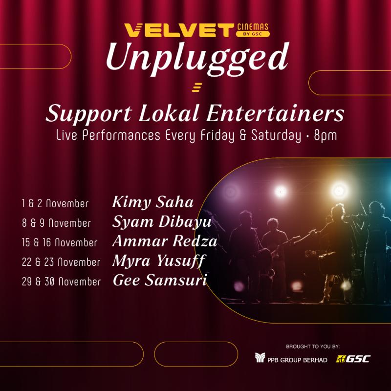 Velvet Unplugged x Support Lokal Entertainers 