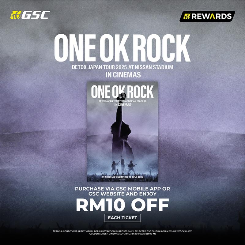 RM10 Off ONE OK ROCK Ticket