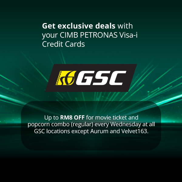 Exclusive Deals for CIMB Petronas Visa Credit Cards 