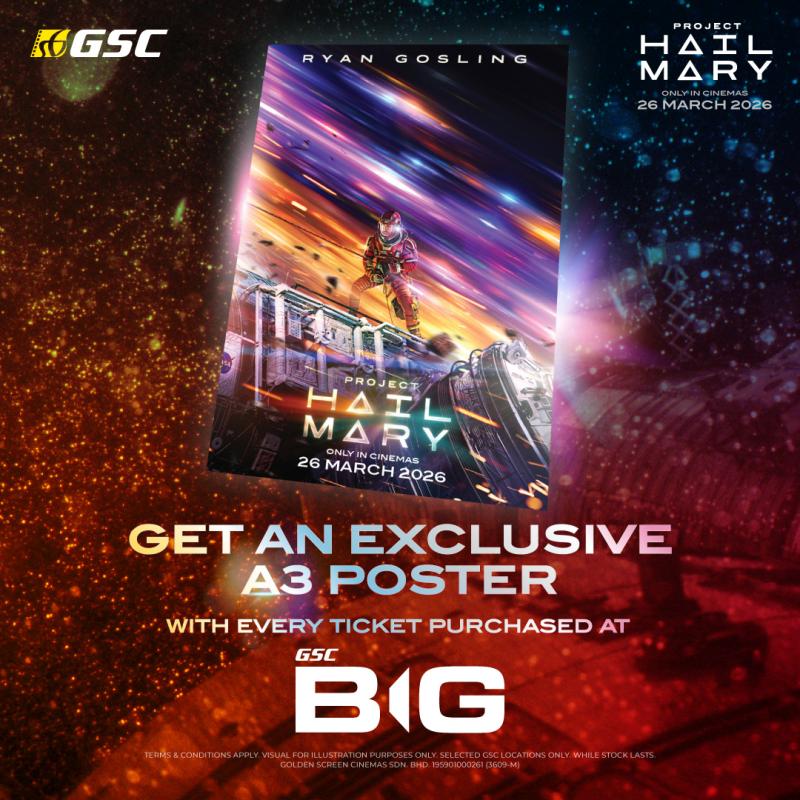 Project Hail Mary: BIG Promo – A3 Poster Redemption