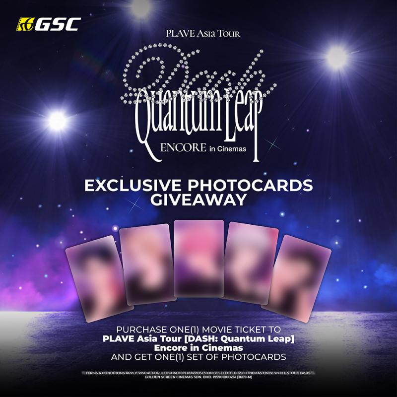 PLAVE Asia Tour [DASH: Quantum Leap] Encore in Cinemas Photocards Giveaway