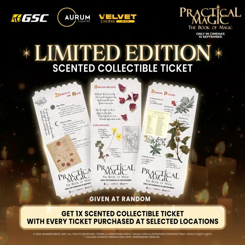 Practical Magic: The Book of Magic – Scented Collectible Ticket Redemption 