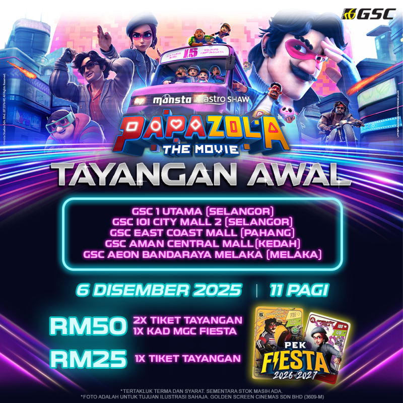 TAYANGAN AWAL PAPAZOLA THE MOVIE