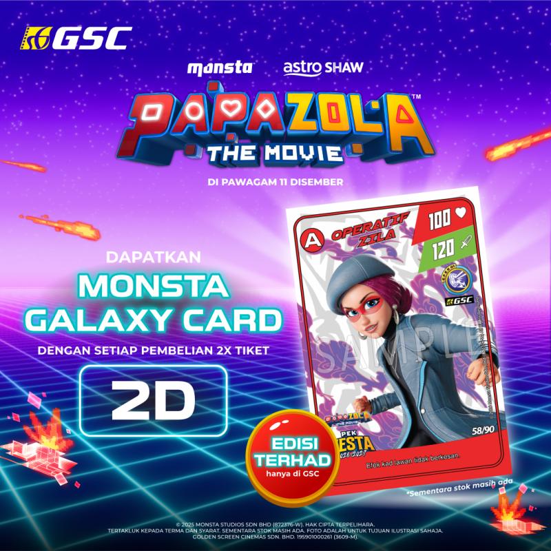 Exclusive Papazola Galaxy Card “Operatif Zila” Edition redemption. 