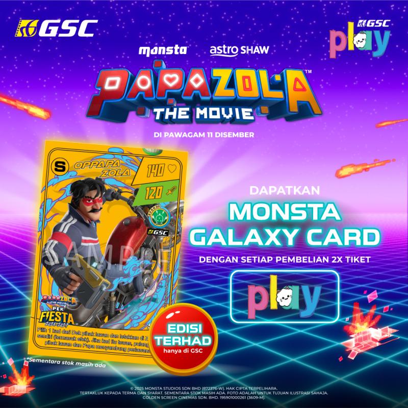 Exclusive Papazola Galaxy Card “Oppapa Zola” Edition redemption. 
