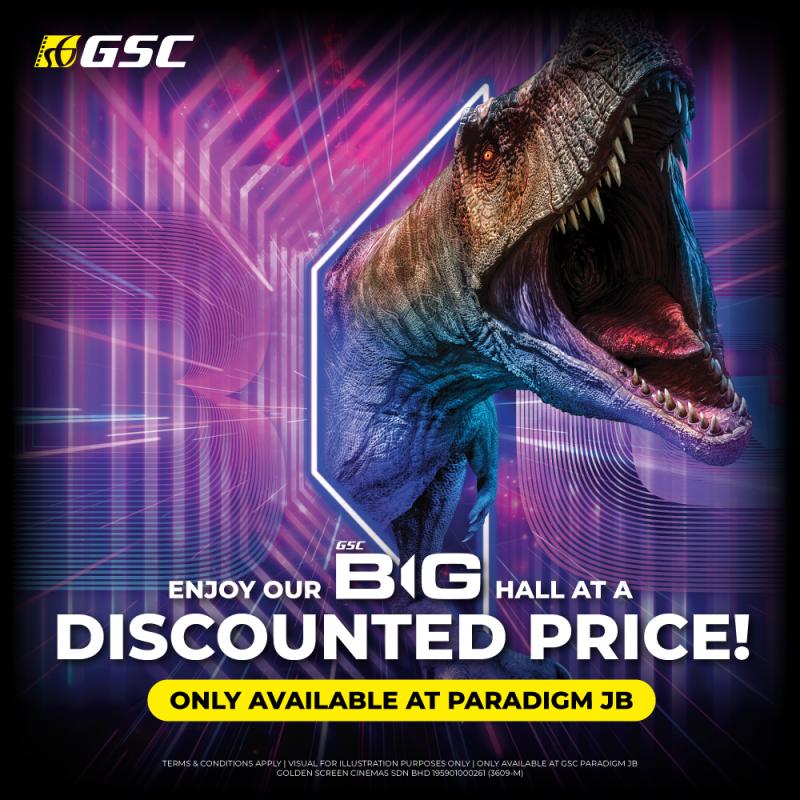 Get an Ultimate Movie Experience at our BIG Hall at a discounted price! 