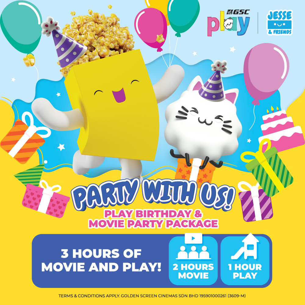 Play Birthday & Movie Party Package