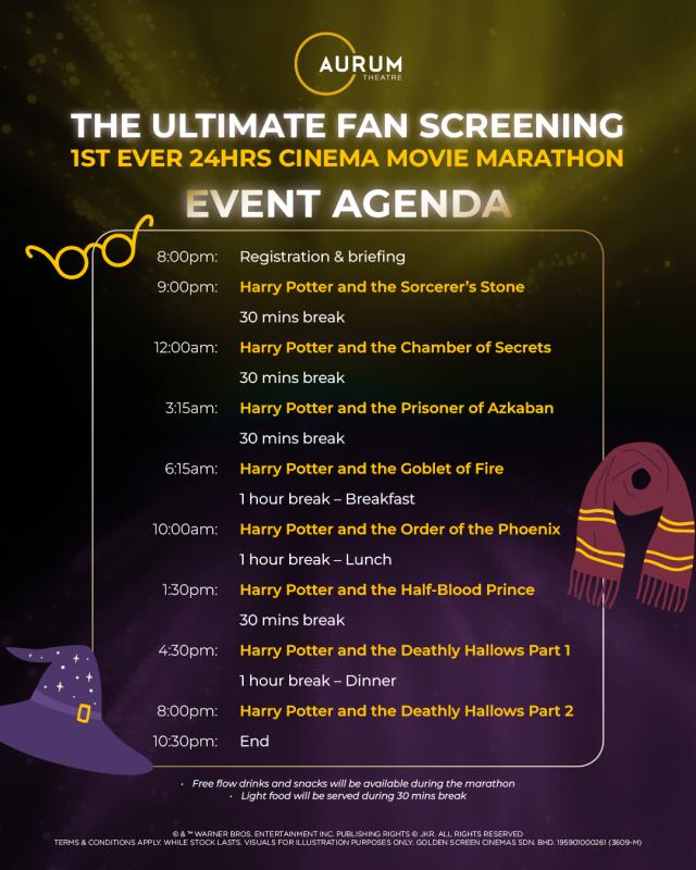 Harry Potter 24Hour Marathon Fan Screening