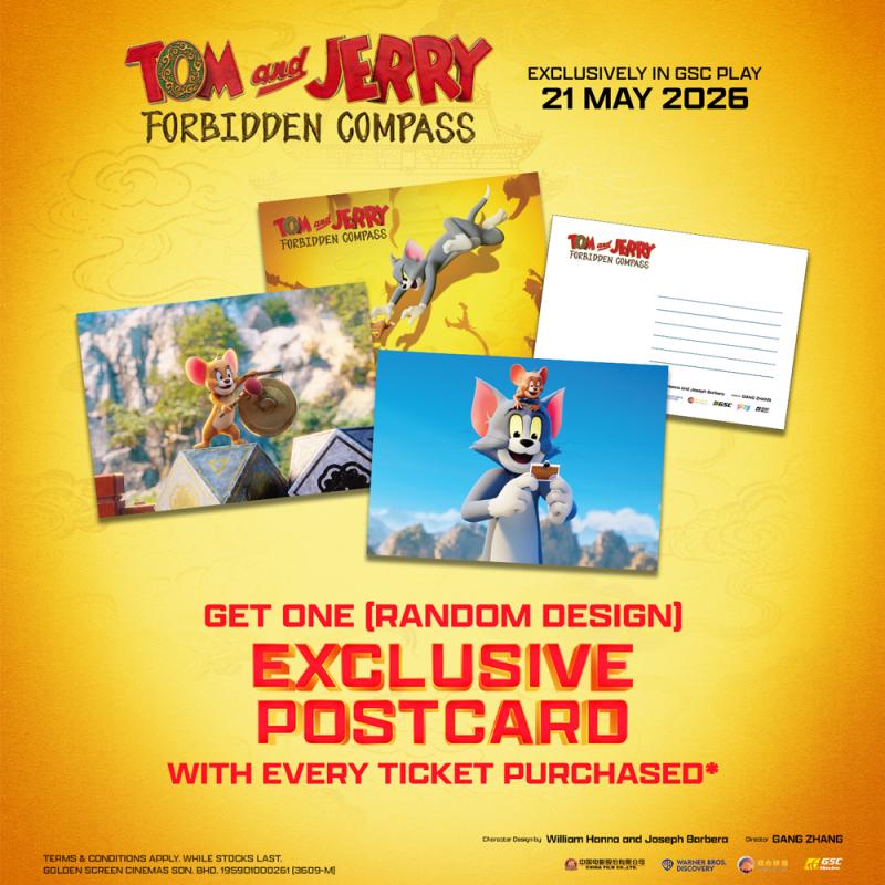 TOM & JERRY Forbidden Compass Exclusive A6 Postcard Giveaway! 