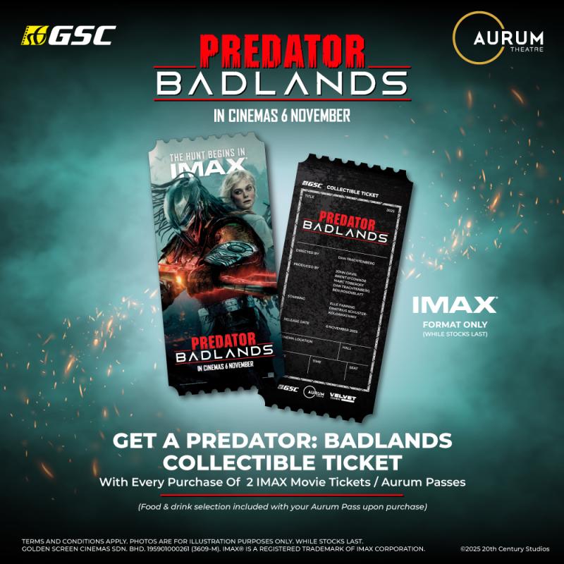 Predator: Badlands Collectible Ticket Promo