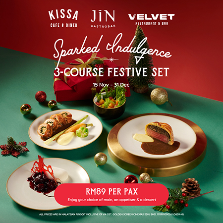 Sparked Indulgence 3-Course Festive Set