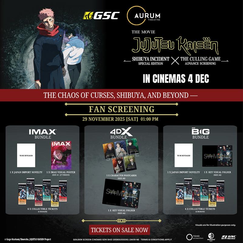 Jujutsu Kaisen Shibuya Incident x The Culling Game Fan Screening Bundle