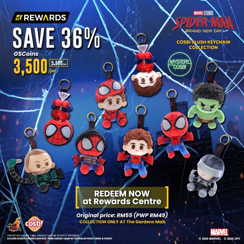 Spider-Man Cosbi Plush Keychain Collection