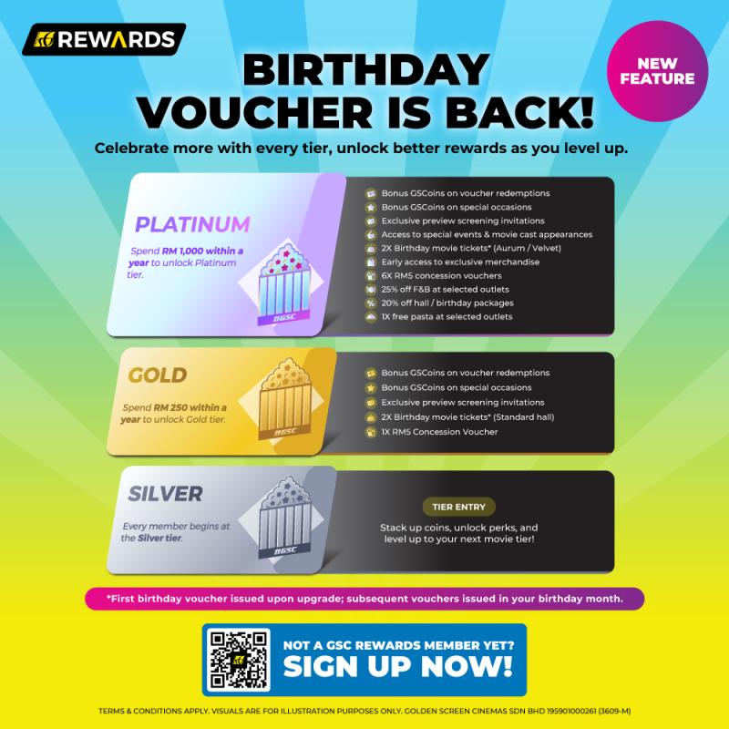 Level Up Your Movie Experience with New GSC Rewards Tiers!