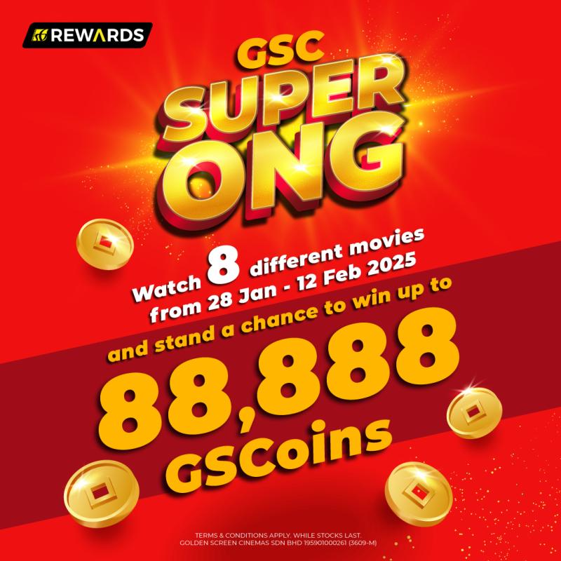 Watch 8 different movies and stand a chance to win up to 88,888 GSCoins