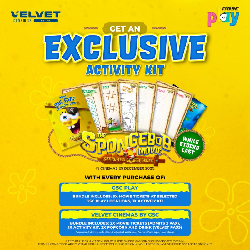 SPONGEBOB THE MOVIE ACTIVITY KIT GIVEAWAY BO PROMO