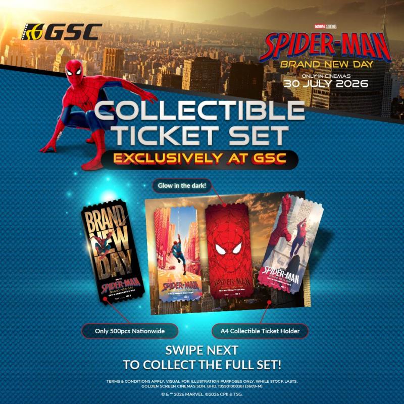 Spider-Man Brand New Day – 2D collectible ticket set redemption
