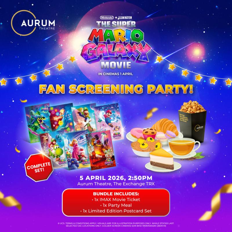 Mario TRX IMAX Fan Screening