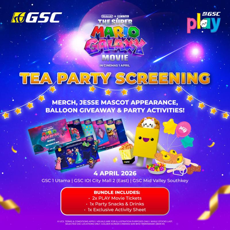 PLAY Tea Party Screening: The Super Mario Galaxy Movie