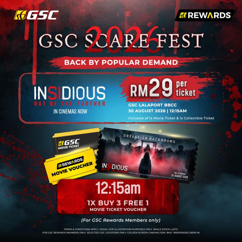 GSC SCAREFEST 2026 – Insidious: Out of the Further Special Screening
