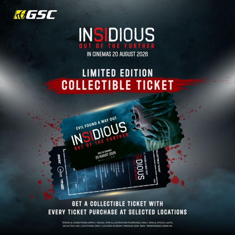 Insidious: Out of the Further – Collectible Ticket Redemption