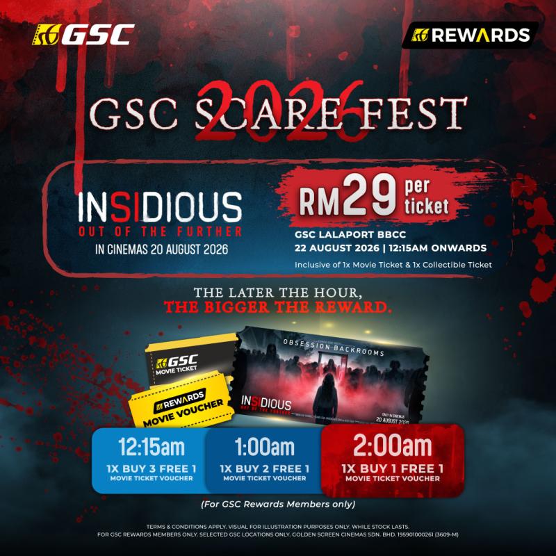 GSC SCAREFEST 2026 – Insidious: Out of the Further Special Screening