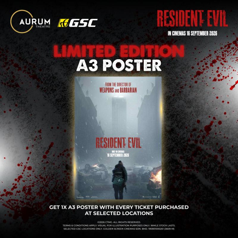 Resident Evil - A3 Poster Giveaway 
