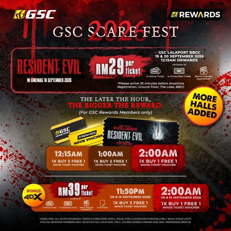 GSC SCAREFEST 2026 – Resident Evil Special Screening