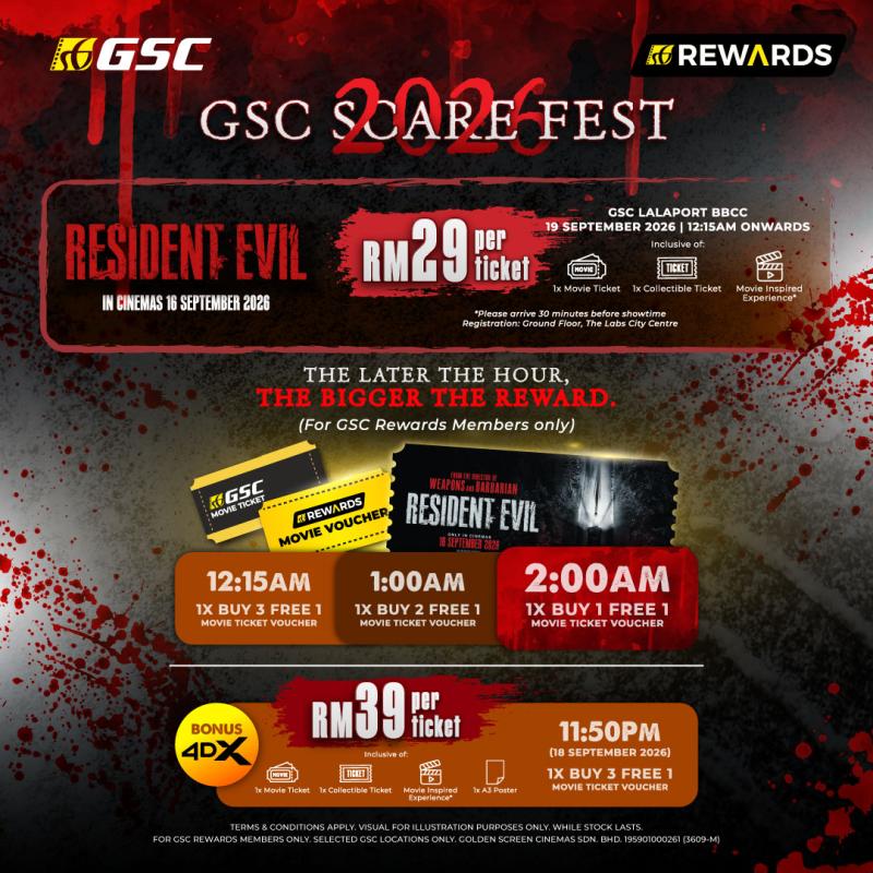 GSC SCAREFEST 2026 – Resident Evil Special Screening