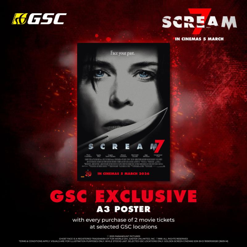Exclusive Scream 7 A3 Poster Giveaway!