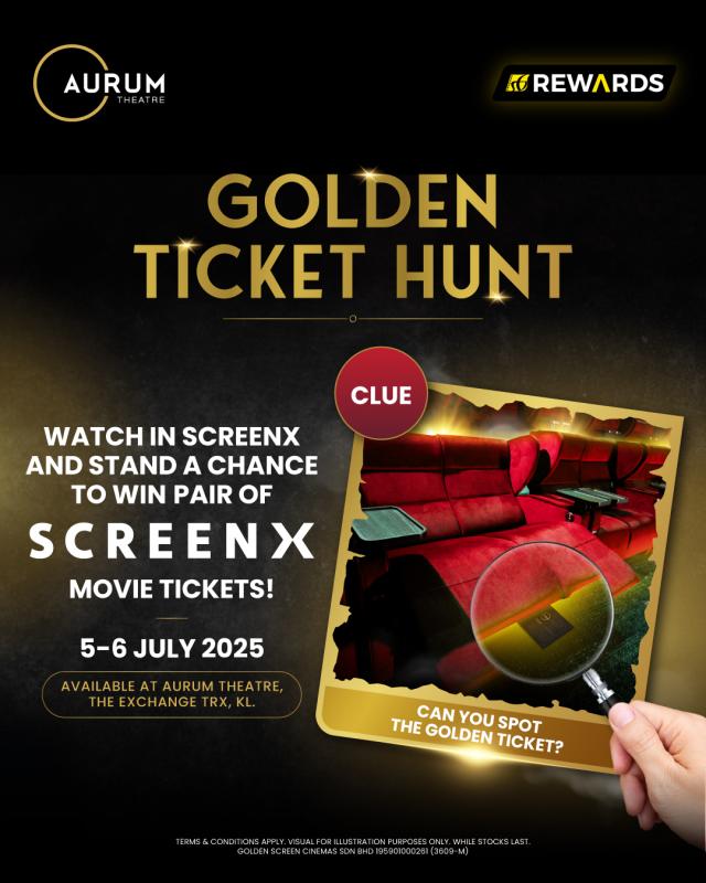 ScreenX Golden Ticket Hunt