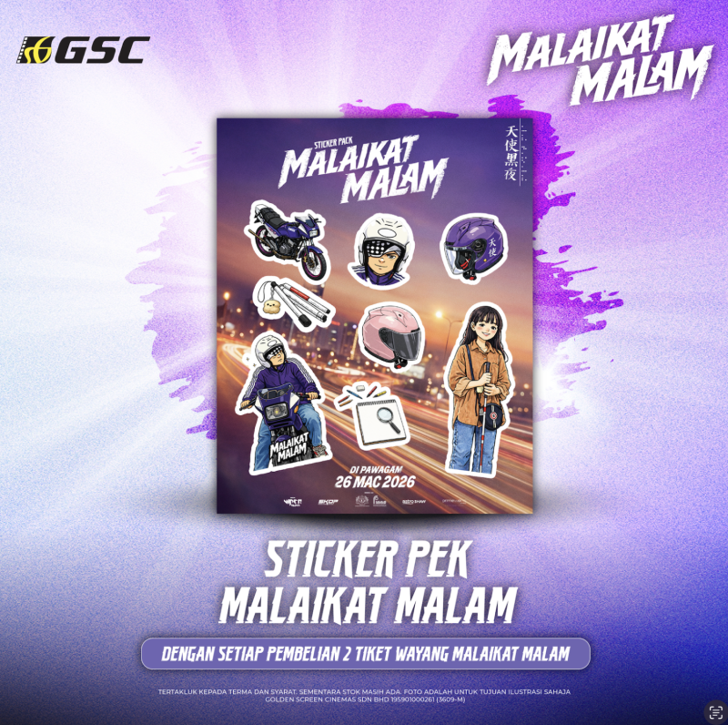 Malaikat Malam Sticker Sheet Redemption