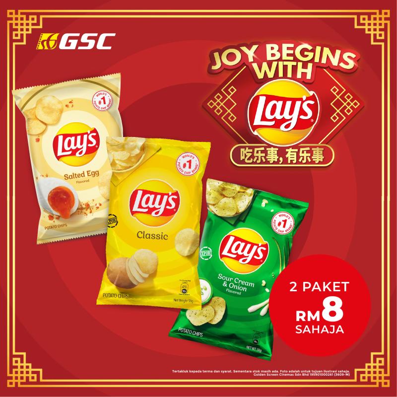 Buy Any 2 Lay’s @ RM8 Only!