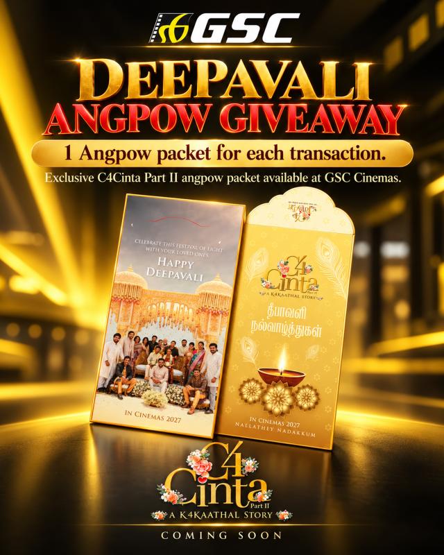 C4 Cinta 2 Deepavali Angpow Giveaway