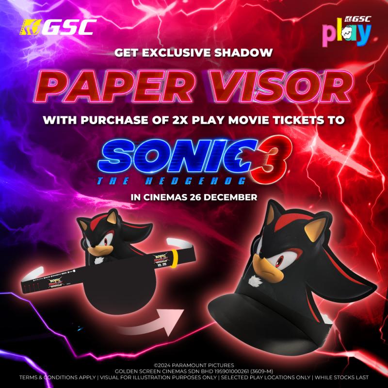 Sonic The Hedgehog 3: Shadow Paper Visor Redemption