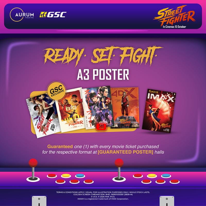 STREET FIGHTER – A3 Poster Redemption