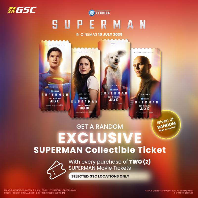 Superman BO Promo Collectible Ticket Redemption