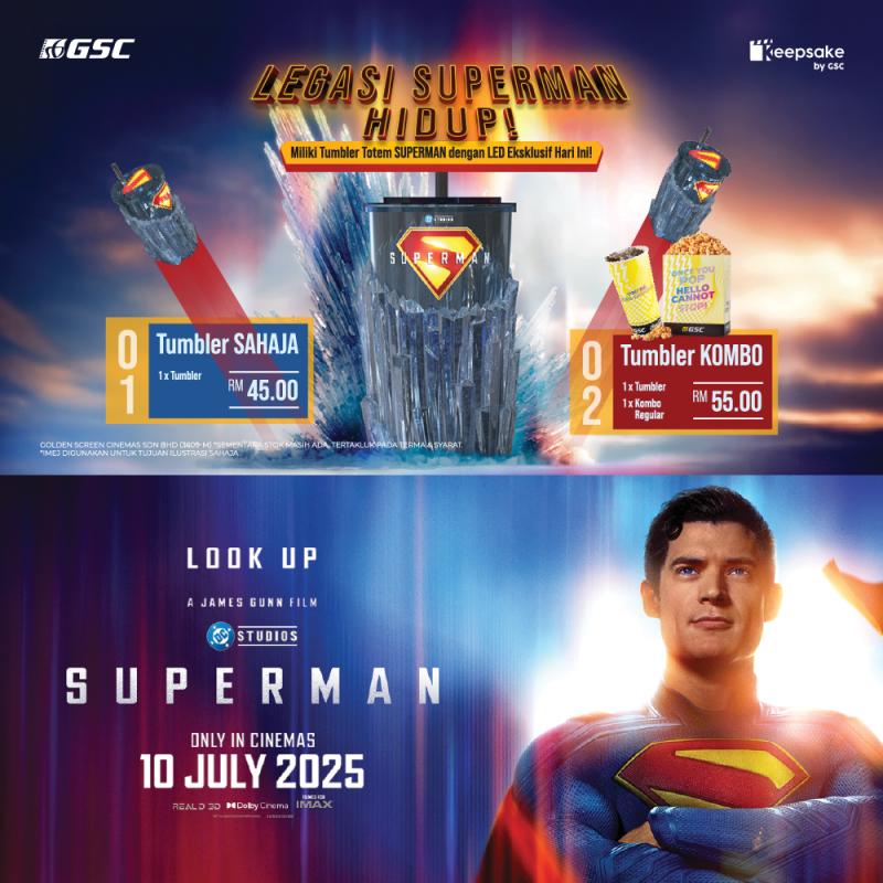 GSC Exclusive Superman Legacy Totem Cup with LED