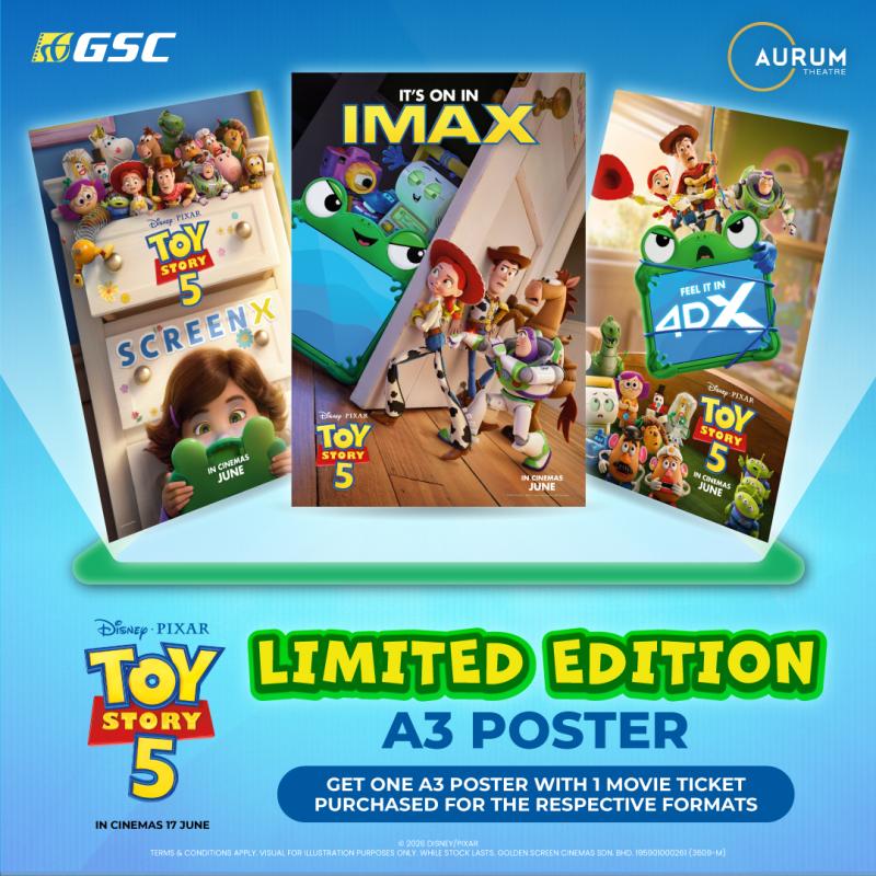 TOY STORY 5 POSTERS GIVEAWAY! 