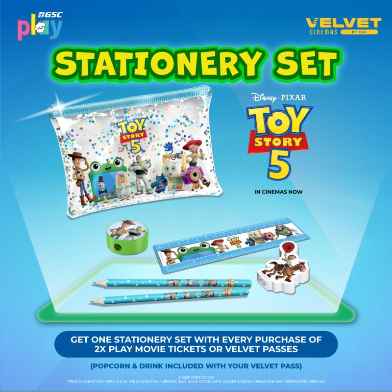 THE TOY STORY 5 STATIONERY SET GIVEAWAY! 