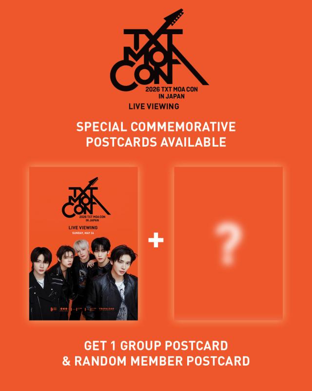2026 TXT MOA CON IN JAPAN: LIVE VIEWING- Postcards Giveaway!