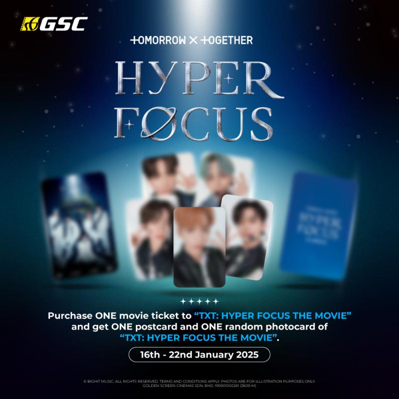 TXT Hyper Focus Photocard and Postcard Malaysia