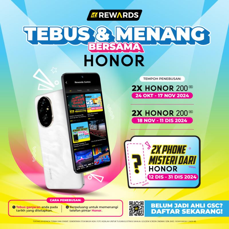 Tebus & Menang Bersama HONOR Contest 