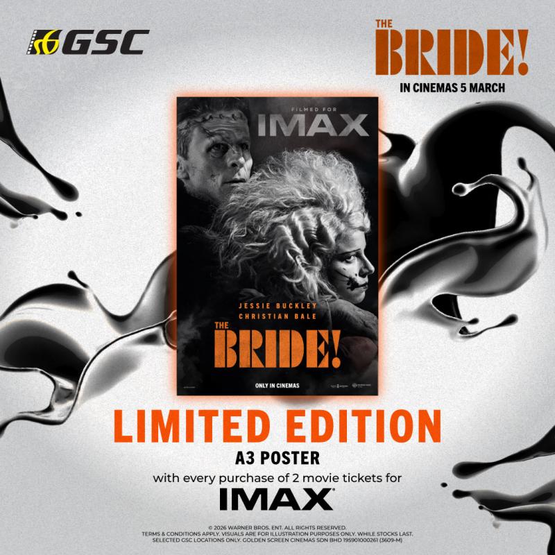 Grab THE BRIDE!  Limited-Edition IMAX A3 poster Redemption