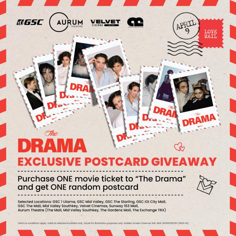The Drama Limited-Edition Postcard Giveaway!