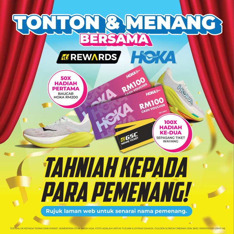 Tonton & Menang Bersama Hoka Winner Announcement 