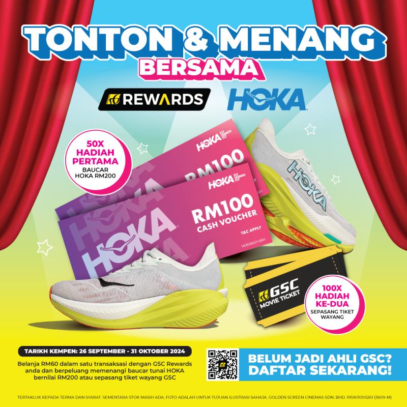 Tonton & Menang Bersama HOKA