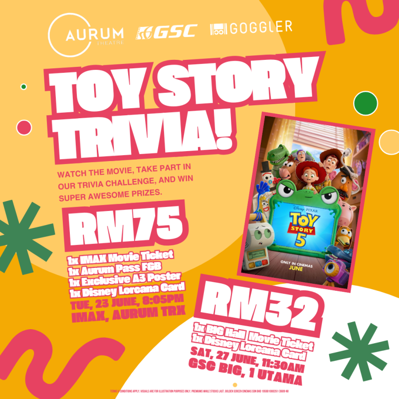 Toy Story 5 Special Screening with Trivia